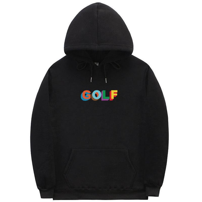 Solid color fleece hooded sweater letter print men's and women's loose sports and leisure