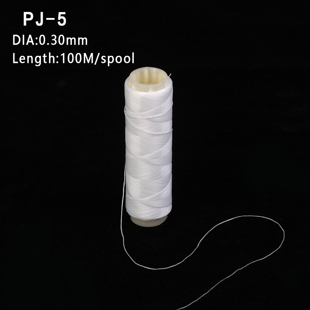 1PC Línea de Pesca de PE de Alta Resistencia, Hilo Elástico de Nailon, Carrete, Hilo Invisible, Cuerda Fuerte de Poliéster para Señuelo, Monofilamento