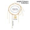 Ingemark Bohemia Gold Color Flower Pendant Necklace Women Creative Multi-Layer Metal Tassel Choker Chain Versatile Jewelry Gifts