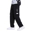 Trendy Men's Multi-Pocket Straight-Leg Work Pants - Velvet, Loose Fit, Ideal for Autumn/Winter Casual Wear