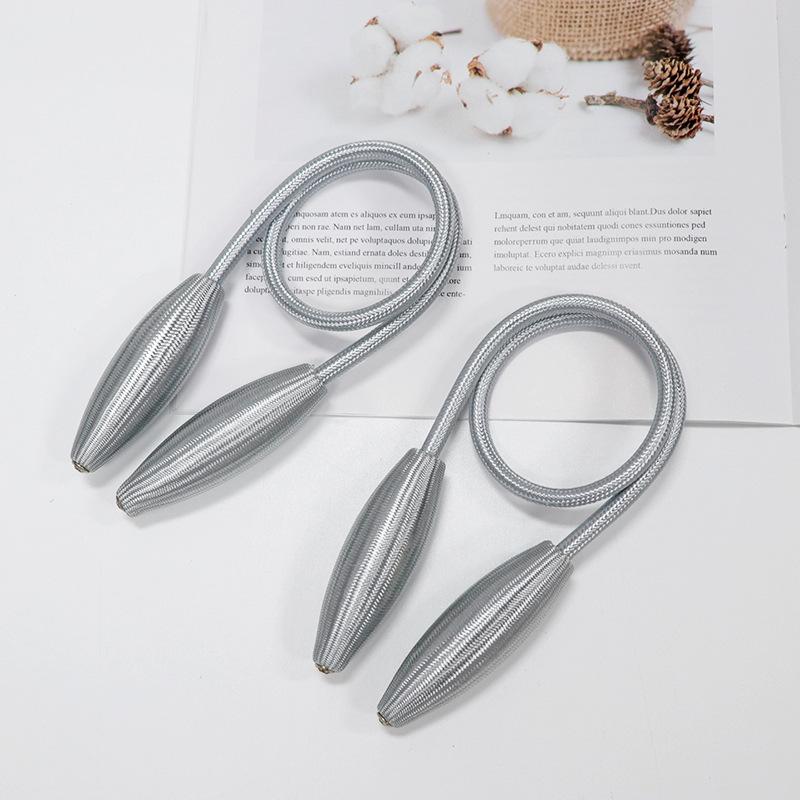 

Set of Two Curtain Tiebacks Decorative Window Drapery Holdbacks with Adjustable Length and Durable Material for Home and Office Use One Size
