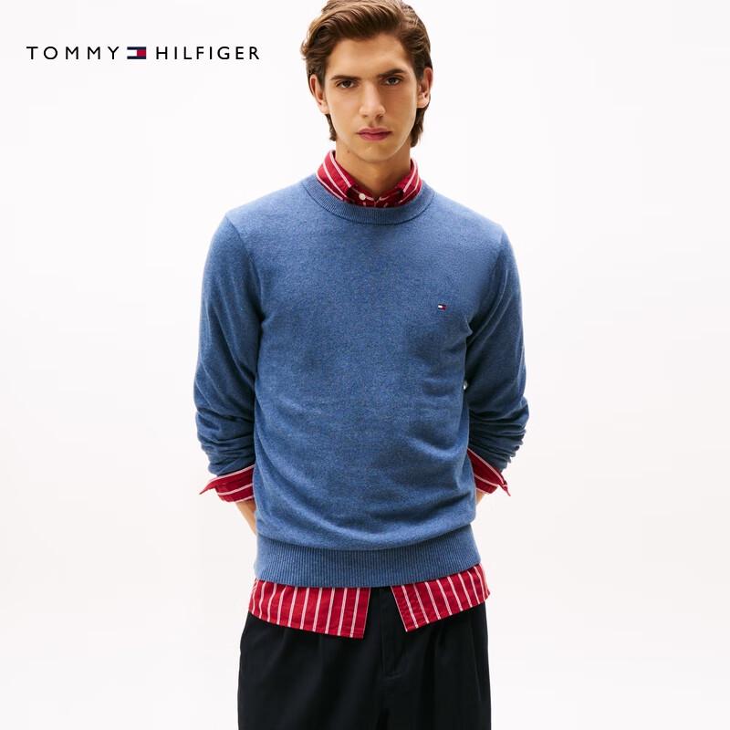 Tommy Hilfiger Men's Cotton Cashmere Crew Neck Sweater A/W 2025