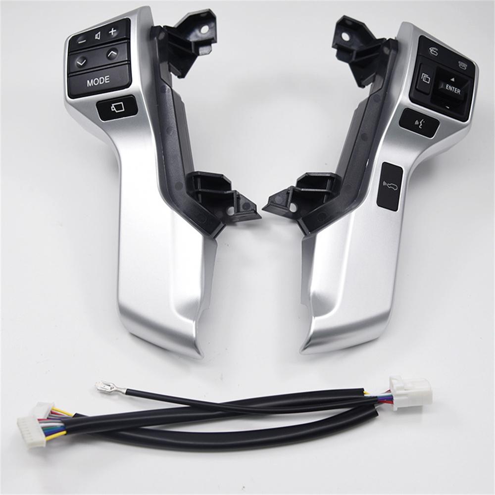 

84250-60180 Steering Wheel Control Switch Silver For Toyota Land Cruiser Prado 150 GRJ150 KDJ150 High Configured Model