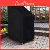 Durable Black Waterproof Garden Chair Covers Set Of 2 Heavy-duty Oxford Fabric