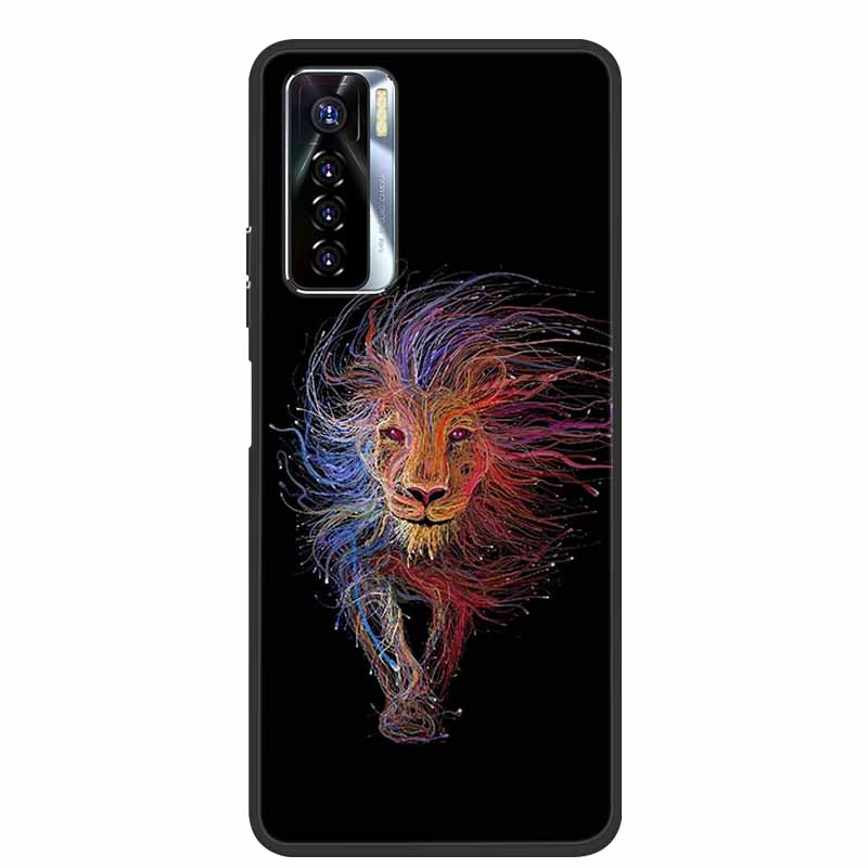 For Tecno Camon 17 Pro Cases 17P 17 Soft TPU Silicone Phone Cover for Tecno Camon 17P Back Cover Bumper Fundas Camon17 CG7n Capa