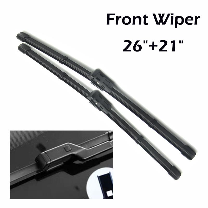 Wiper Front & Rear Wiper Blades Set For VW Tiguan MK2 2017 2018     Windshield Windscreen Window 26"+21"+14"