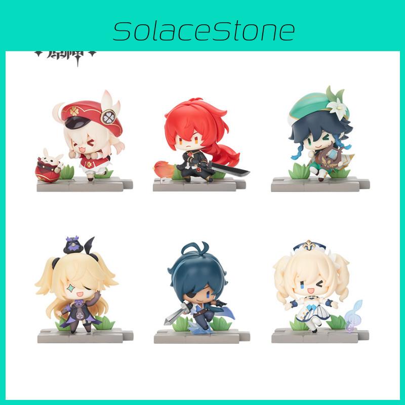 Realistic And Lifelike Genshin Impact Q Version Pvc Doll Miniature Figures Set Ornaments