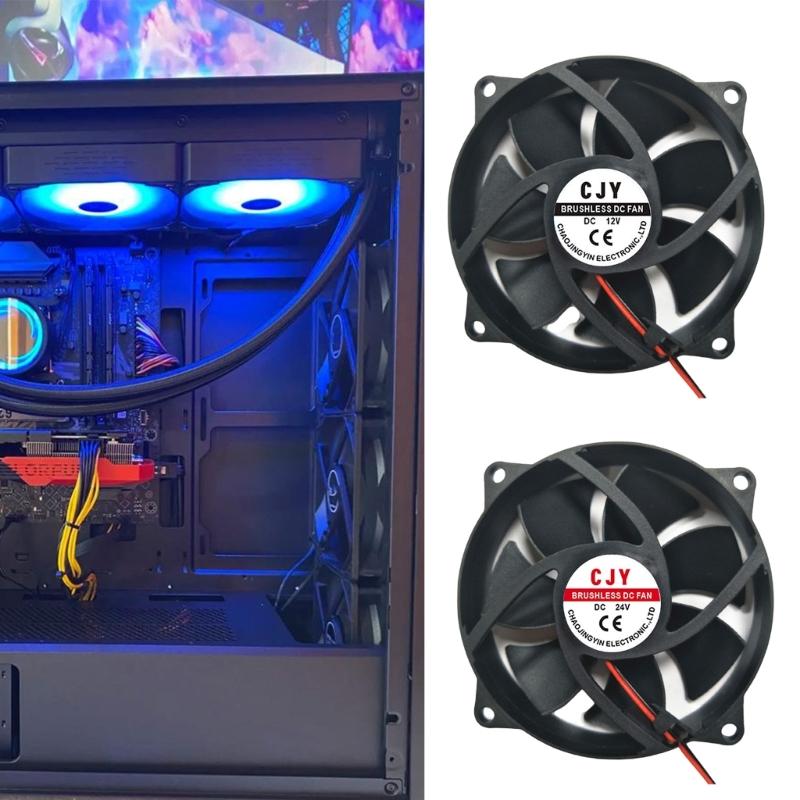 Powerful 90mm Computer Cooling Fan For Gaming PC Servers Heat Dissipation Computer Router CPU Cabinet Accessories