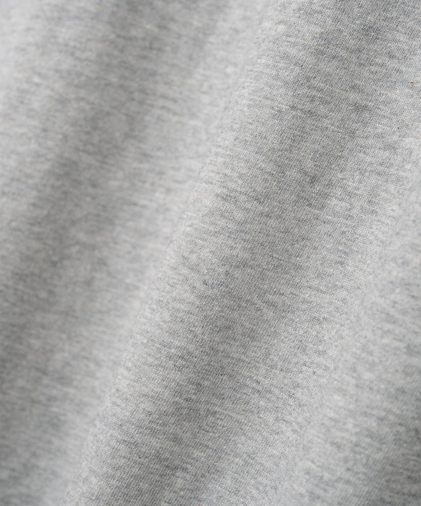 MILLO WOMEN Crochet Graphic T-Shirt [Melange Gray]