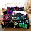 Kawaii Game Splatoon 3 Bedding Set Single Twin Full Queen King Size Bed Set Aldult Boys Bedroom Duvet cover Sets