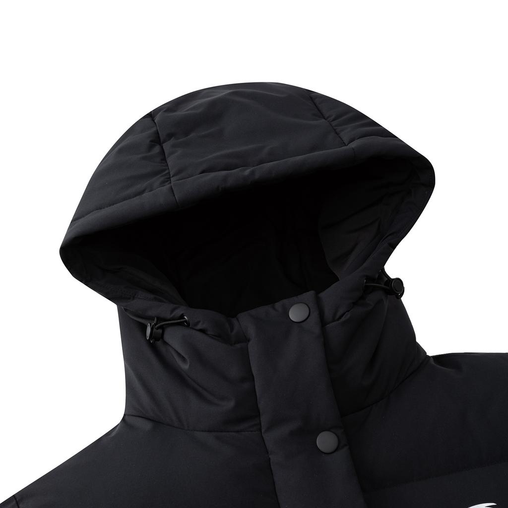 Anta Série Completa de Treinamento Jaqueta Corta de Penas Primavera 2026 Feminina Roupa Exterior Básica-Preto 962617901-4