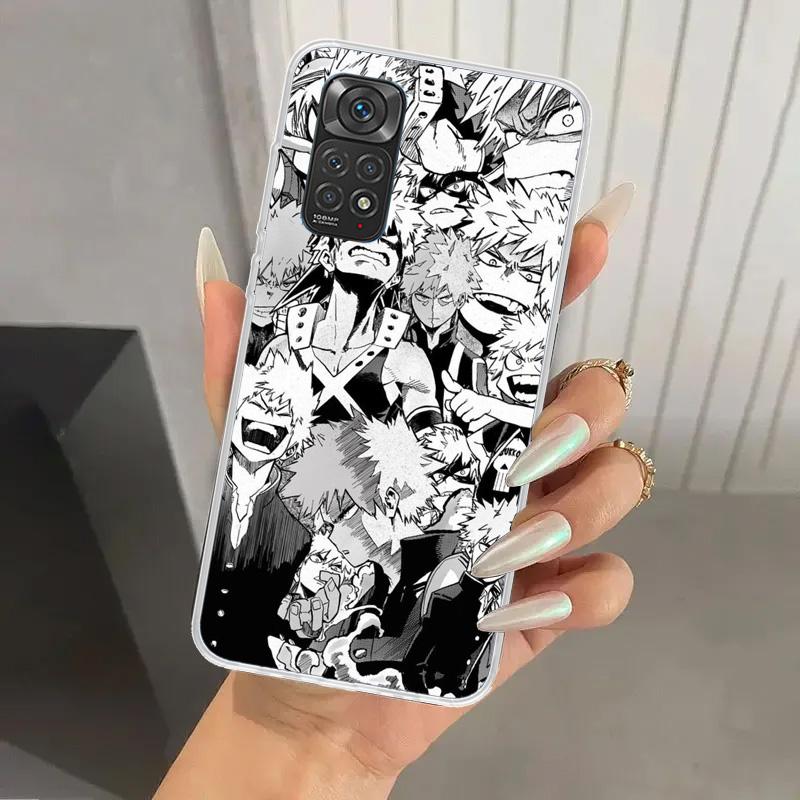 My Hero MHA Bakugou Katsuki Phone Case for Xiaomi Redmi Note 15 14 14S 13 12S 12 Pro 11S 11 Plus 11T 11E 10S Soft Funda Print Sh