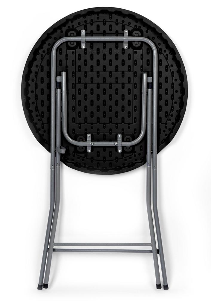 Klapptisch Catering Gala 80 cm Schwarz
