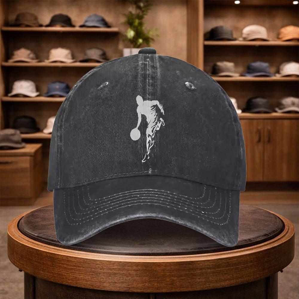 A Basketball Player Printed Baseball Cap Casual Duckbill Hat Stylish Headwear Adjustable Outdoor Cap Suitable for All Seasons