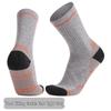 Men's & Women's Merino Wool Sports Socks – Warm, Breathable, Deodorant, Mid-Calf Hiking Socks with Thick Terry.