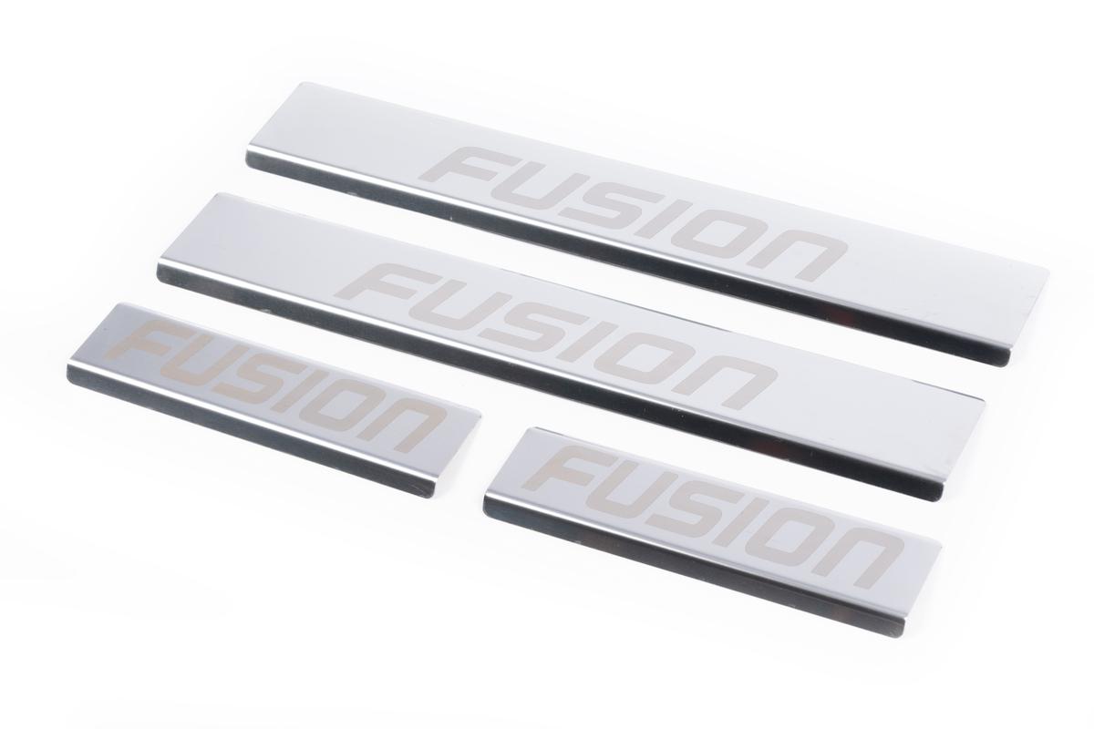 

Door sills Carmos (4 pcs., stainless steel) for Ford Fusion 2002-2009