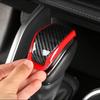 ABS Red&Carbon fiber Gear Shift Knob Cover Trim For Toyota Grand Highlander 1pcs