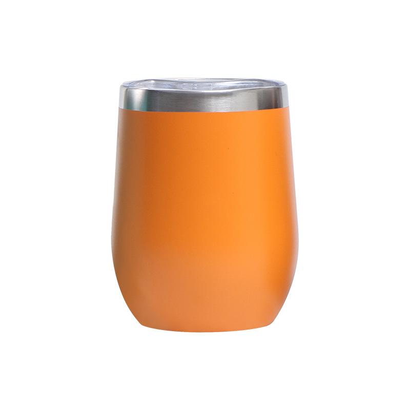 Cupă cu coajă de ouă, din oțel inoxidabil, în formă de U, cu vid dublu, cu burtă, cadou pentru pahar de vin roșu