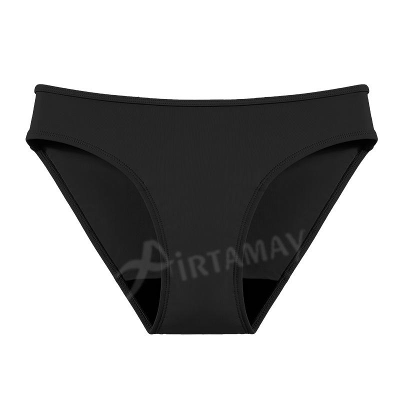 

Женские плавки с защитой от протекания: 4-слойное менструальное белье XS чёрный