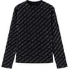 Mini Allover Sweater 'Black' Men's 730402TNVQ91073