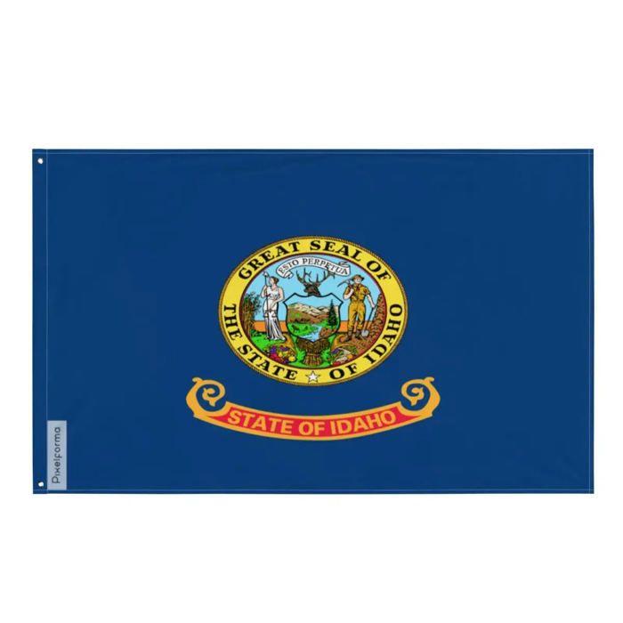 Drapeau - Idaho - 90 X 150 Cm - Polyester - Impression Recto/verso - Œillets En Fer