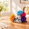 Sugar Skull Mexican Masquerade Eyemask Costume Decor Flower Half Face Mask  Mexican Day of The Dead