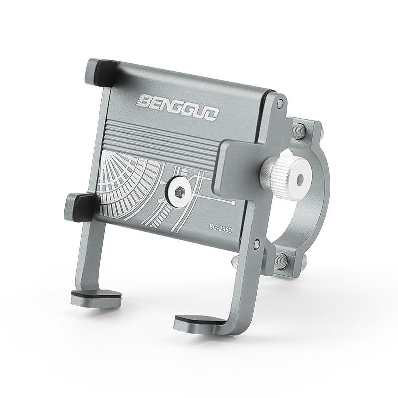 

Bicycle Phone Mount Aluminum Alloy Handlebar Holder Cycling Navigation Accessory For Riders Titanium B
