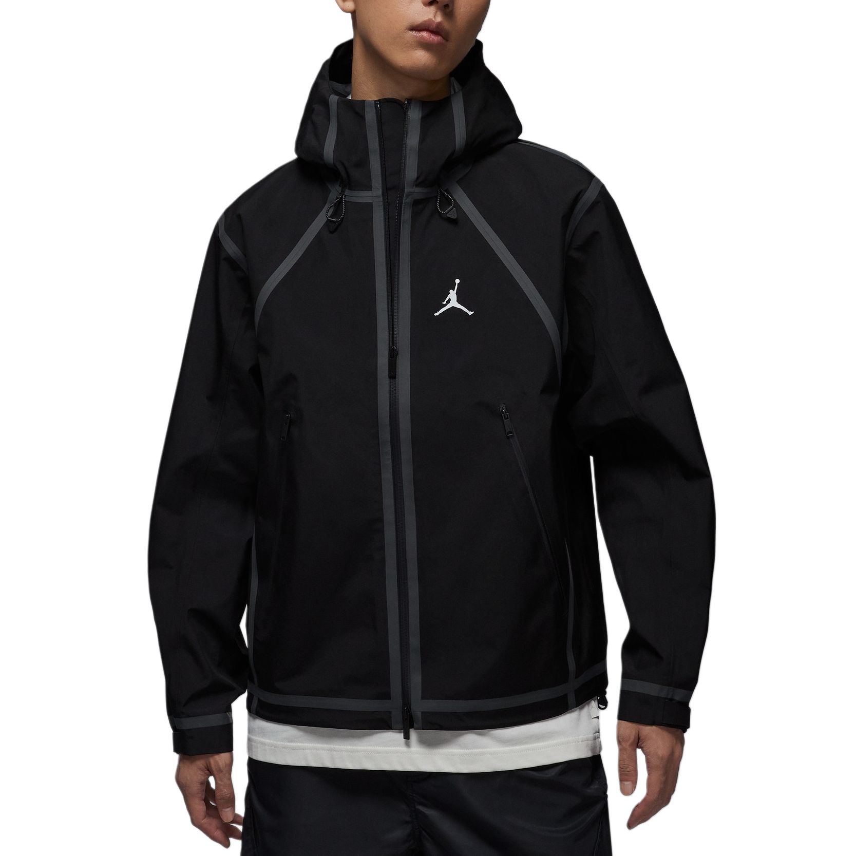 Jordan Men's Flight Mountainside Gore-Tex 3L Hard Shell Hooded Zip Sports Jacket Waterproof Windproof Jackets Hv0769-010 Cm