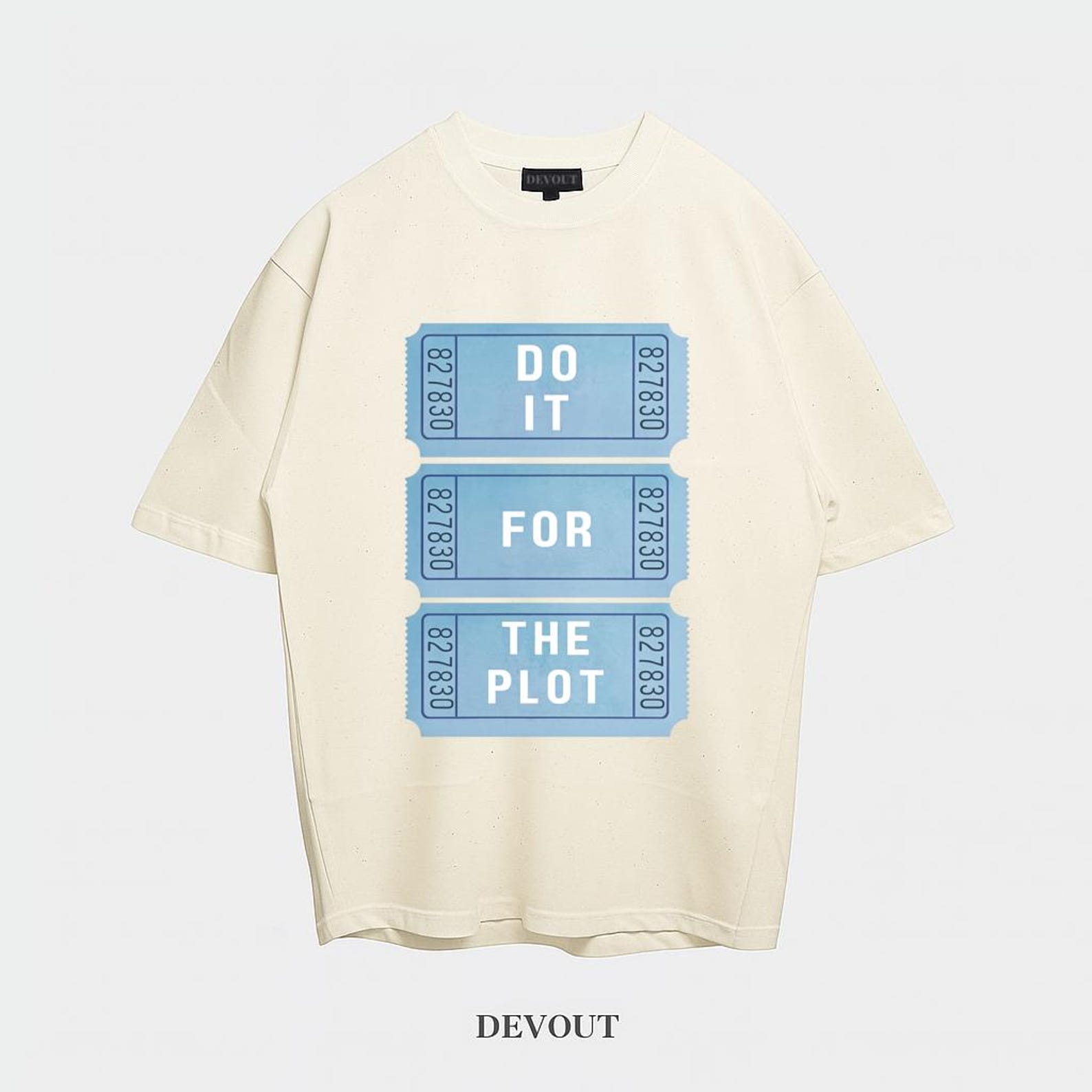 Do It For The Plot T-Shirt | Graphic Storytelling Tee L