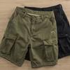 Herren Trendige Retro Lockere Gerade Mehrfach-Taschen Sommer Arbeitsshorts