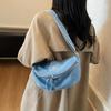 Vintage Hobo Bag Women's Embroidered Denim Shoulder Crossbody Bag
