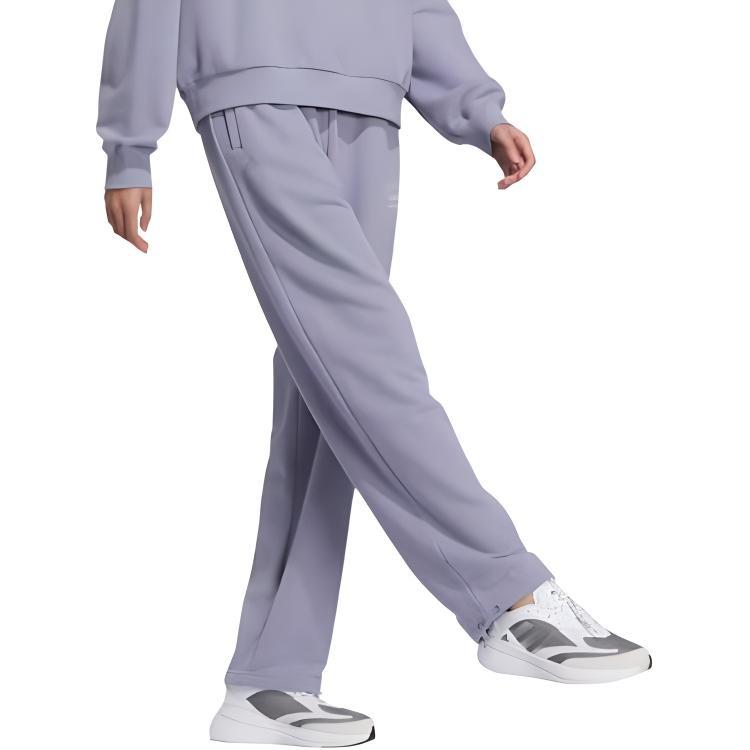 Adidas Knitted Sweatpants Women's Silver Gray Violet IK3513