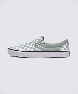 Classic Slip-On - (Color Theory) Checkerboard Pure Grey VN000D5PEPO1 [Shipped from Korea] 100% Authentic