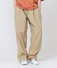 CARGOBROS FOR WOMAN Cotton Linen Pleated Wide Pants (Beige)