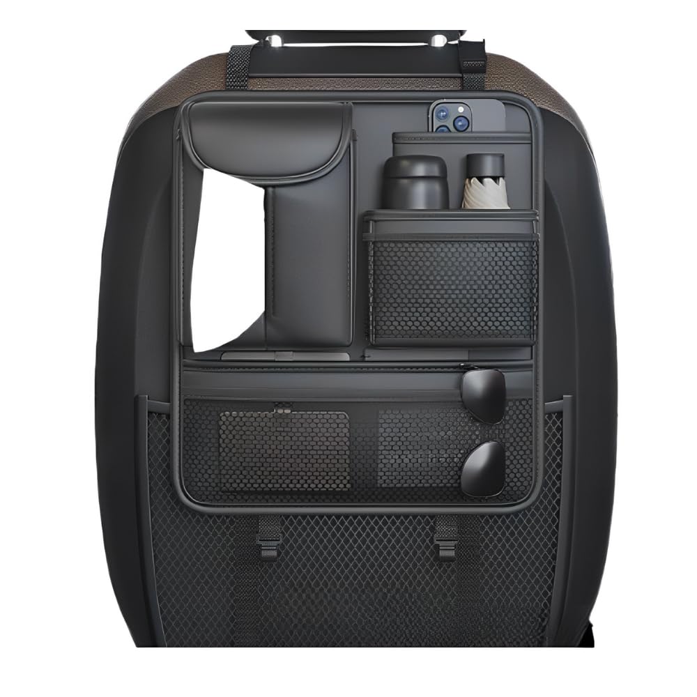 

Seizar Карман на спинку сиденья для спинки сиденья Легкий Большой Салфетки Удобный для семейного использования Карман, Сиденья, Установка, Вместимость, Водонепроницаемый, Хранение, чёрный