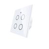 WiFi Smart Touch Wall Switch with Multi-Control Association 2/3 Way , Relay Status Optional,Backlight On/Off