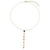 Colorful Zircon Collarbone Chain Irregular Crystal Long Tassel Necklace  Jewelry Accessories