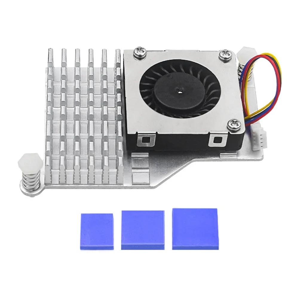 

Для Raspberry Pi 5 Активный кулер Официальный вентилятор Радиатор с регулируемым вентилятором охлаждения Охлаждающий радиатор серебряный