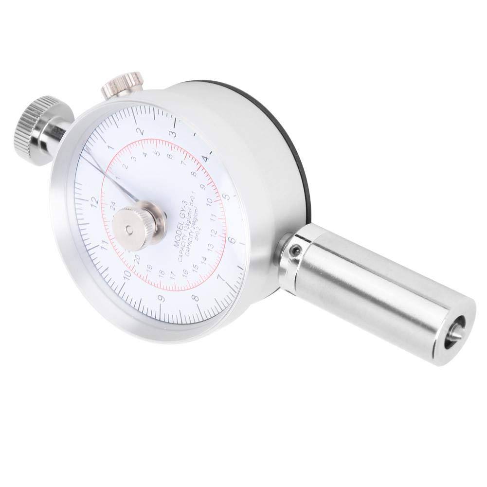 Fruit Hardness Fruit Sclerometer Farm Fruit Hardness Tester with Measuring Head GY-3 Tester, (0.5-24 Kg/cm²)