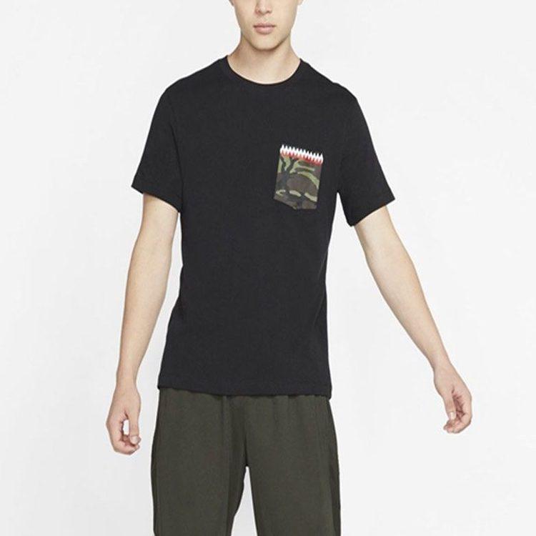 Nike T Shirts Men's Crew Neck Moderate Straight Fit CJ6197-010