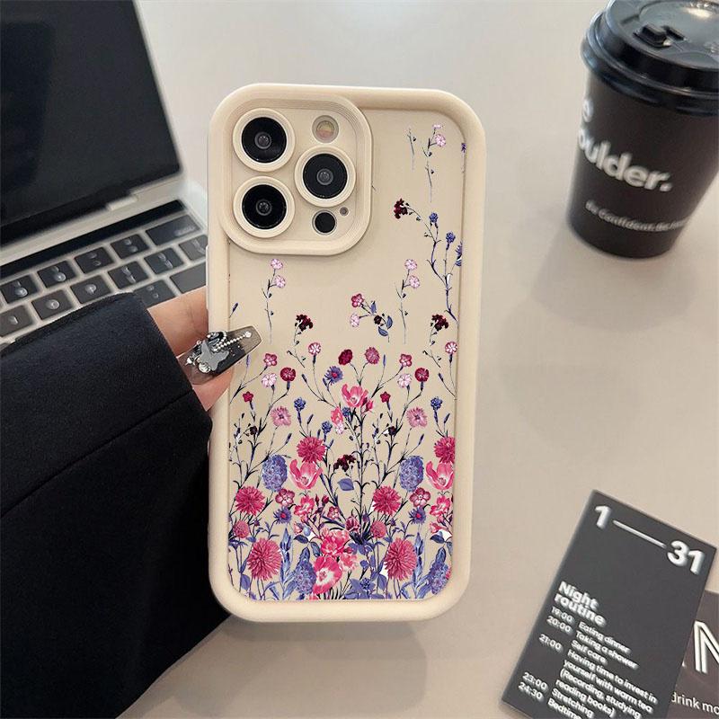 Luxury Flower Case for Huawei Y9 Prime 2019 Y9S P30 P40 P50 P20 Mate 20 30 40 Pro Soft Floral Matte Silicone Protection Cover