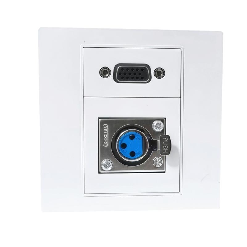 

Professional 86 Type Panel Wall Panel Welded Speakon/3Pin Female Connector Adapter For Wall Adapter Outlet