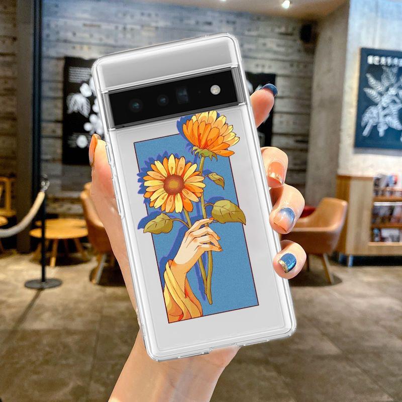 For Google Pixel 10 Pro 10A Phone Case Pixel 9 Pro XL Pixel 8 Pro 9A 8A 7A 7 6A 6 Pro Soft TPU Cover Cute Cartoon Candy Painted