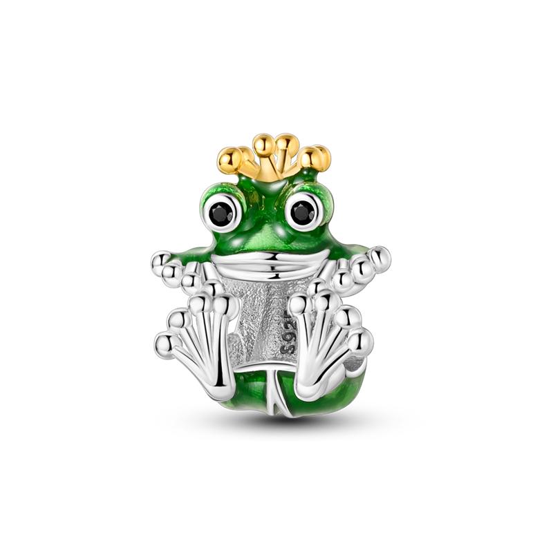 Original Copper Charms Bead Cz Zircon Green Frog Clover Tree Of Life Pendant Gift Fit Bracelet Jewelry Diy Marking