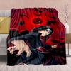 Naruto Anime Flanellfilt - Mjuk Varm Perfekt för Soffa, Sängkläder Camping Resor Kontor Heminredning -QJY