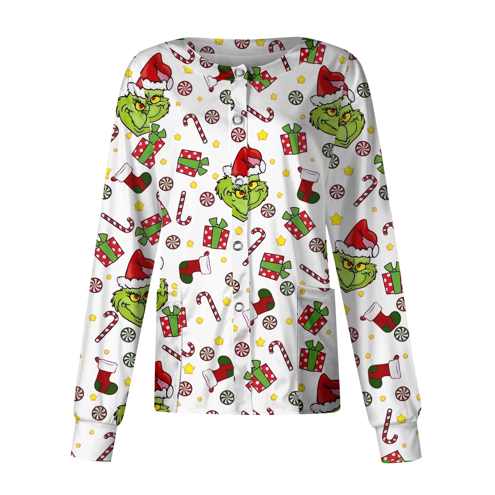 

Женский повседневный однобортный топ с длинным рукавом и принтом Dry-nurse XXL