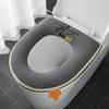 In-Stock Cartoon Zippered Toilet Seat Cushion - Thick and Cute for Autumn/Winter