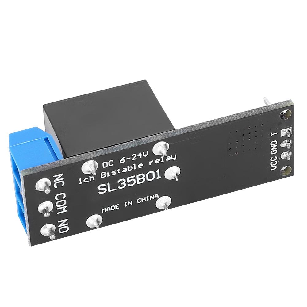 1 Channel Bistable Self Locking Trigger Board Button MCU Low Level Relay Module 12V