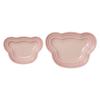 Baby Bear Plate Set, Milky Pink, for Girls - Baby Shower Gift, First Meal Celebration Gift [Official Japanese Retailer]