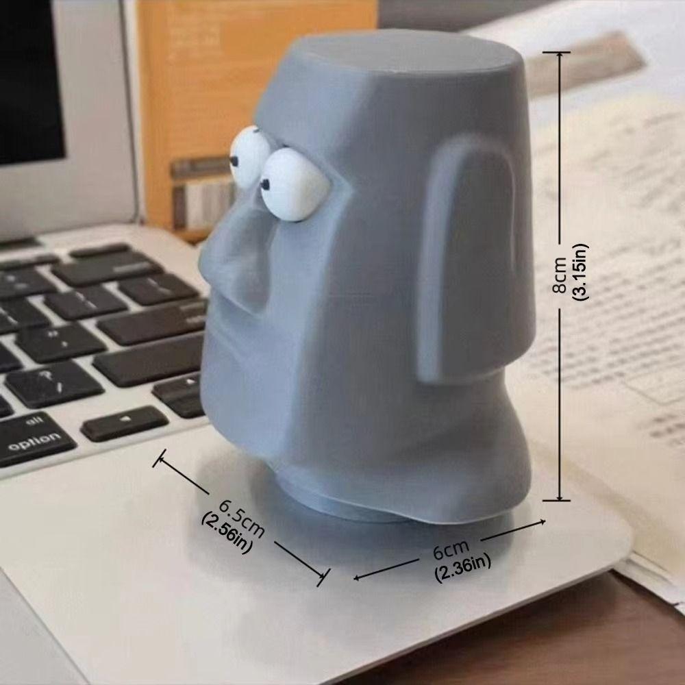 Bulging Eyes 3D Printed Fidget Figurine Pressable Stress Relief Fidget Toy Holiday GiftDesk Decor